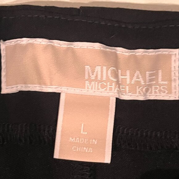 Michael Michael Kors Black Elastic Waist Pull-On Pants – Size Large - Picture 6 of 6